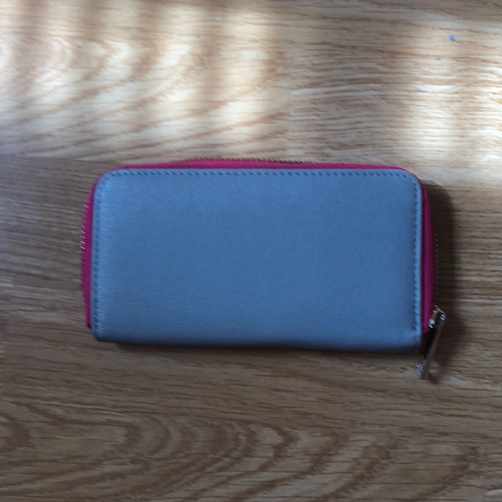 Accessorize grey and pink wallet